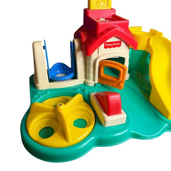 Fisher Price Roll Around Playground Vintage School Preschool Toy w/ Bell 1994 - Picture 2 of 13